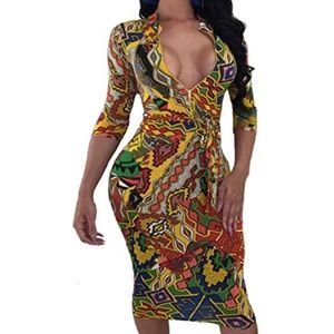 Zip-front midi bodycon dress